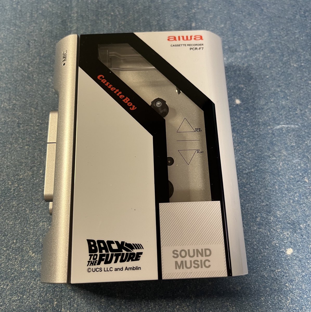 本日、お迎えしたaiwa カセットボーイ、PCR-F7はこんな感じ。Aurex