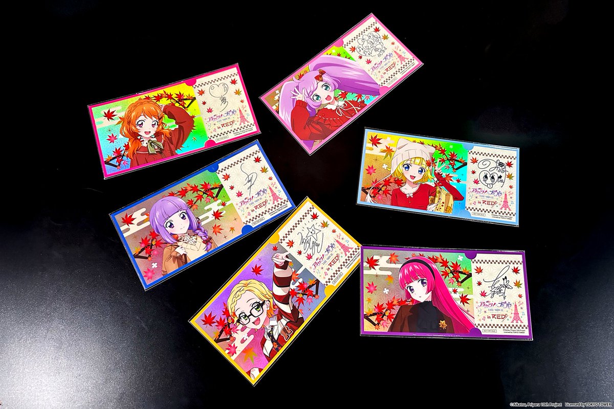 アイカツ！×プリパラ』 ×RED°TOKYO TOWER🗼✨ RED°コラボ限定の特典