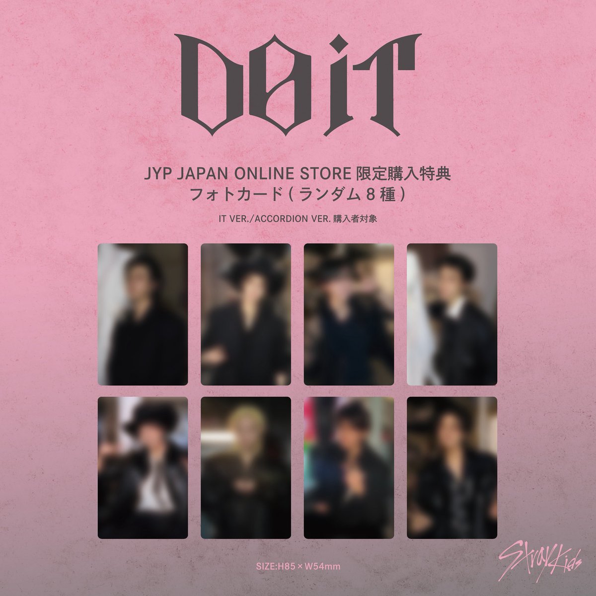 Stray Kids SKZ IT TAPE『DO IT』 JYP JAPAN ONLINE STORE限定特典が