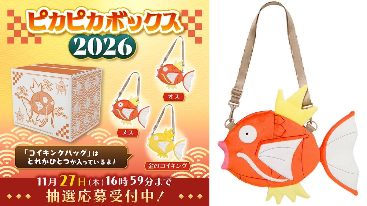 ポケモン福袋 もう応募した!?💛／ 抽選エントリーまもなく締切