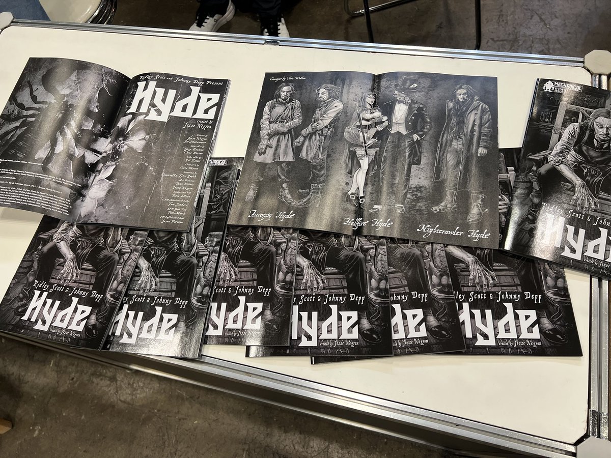 John @jja_iii here 「Hyde」 - ジョニー・デップがコミックに初登場