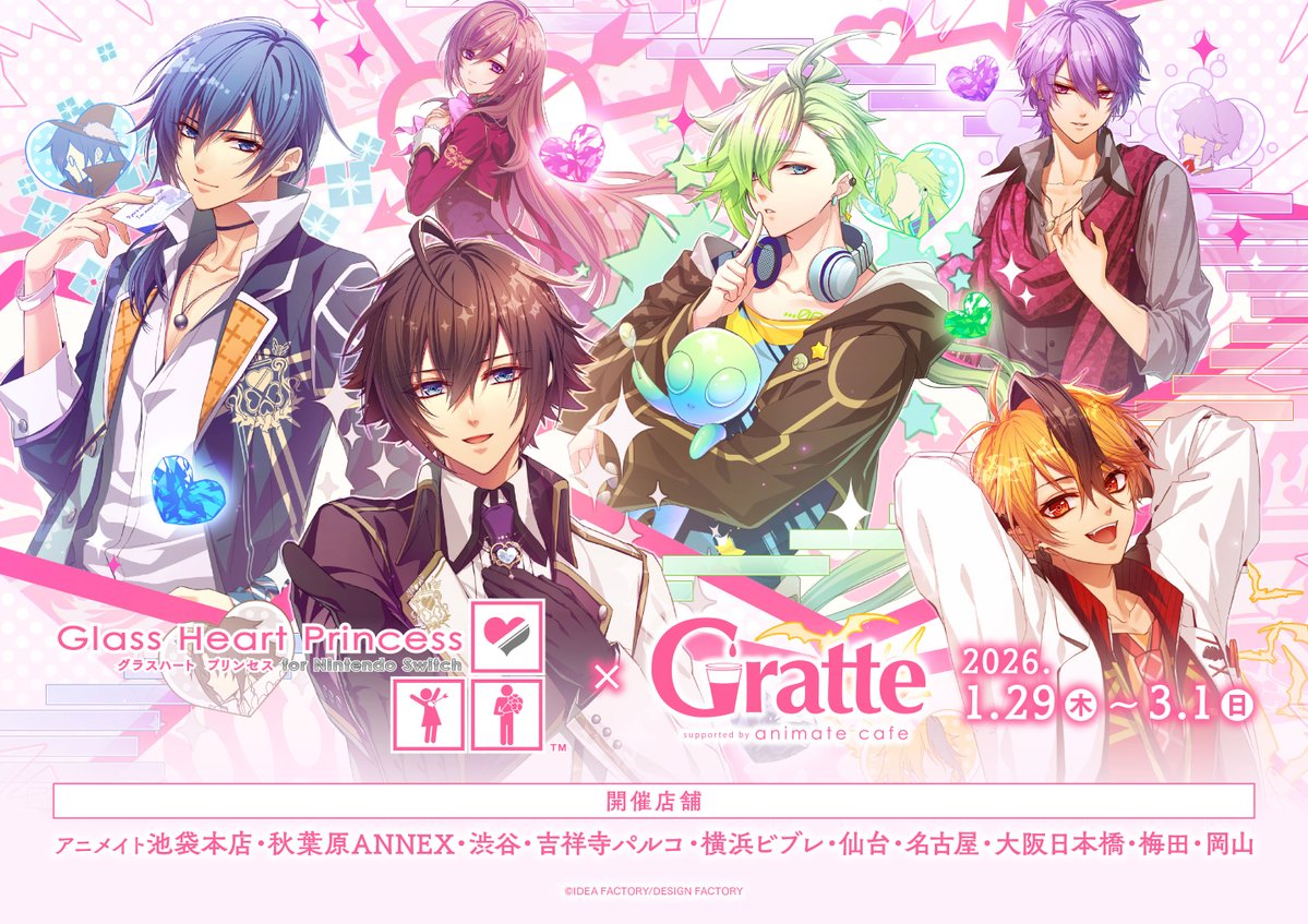 ⁺. ༶ 💗⋆˙⊹ 💗 ⊹˙⋆💗 ༶ .⁺˖——˖ Glass Heart Princess for Nintendo