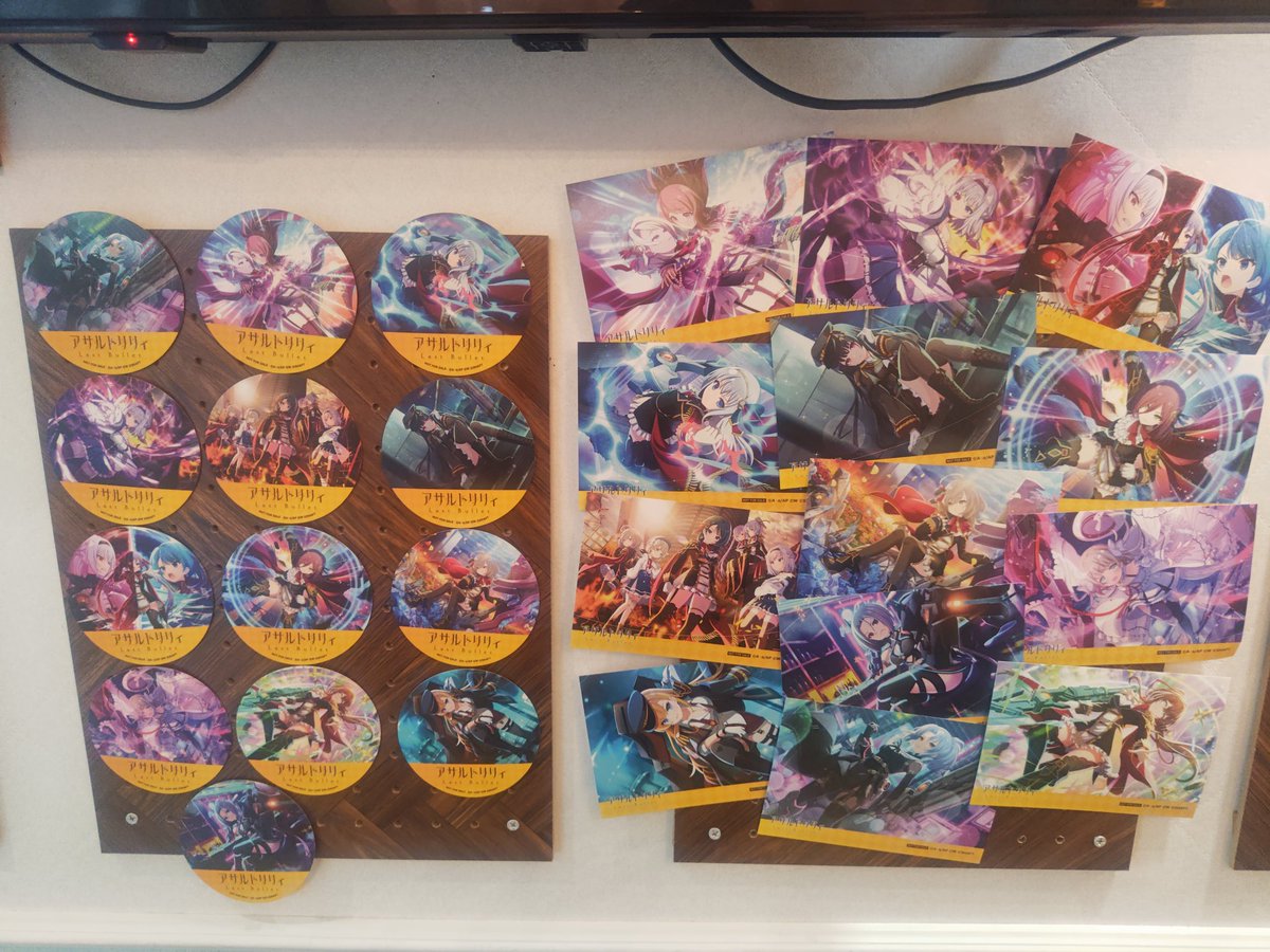 アサルトリリィ 神庭女子藝術高校×PABLO mini コースター16枚セット