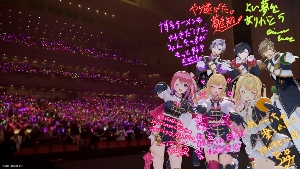 にじさんじWORLDTOUR2025 福岡公演 直筆メッセージが到着✍️ ＼ #SitR