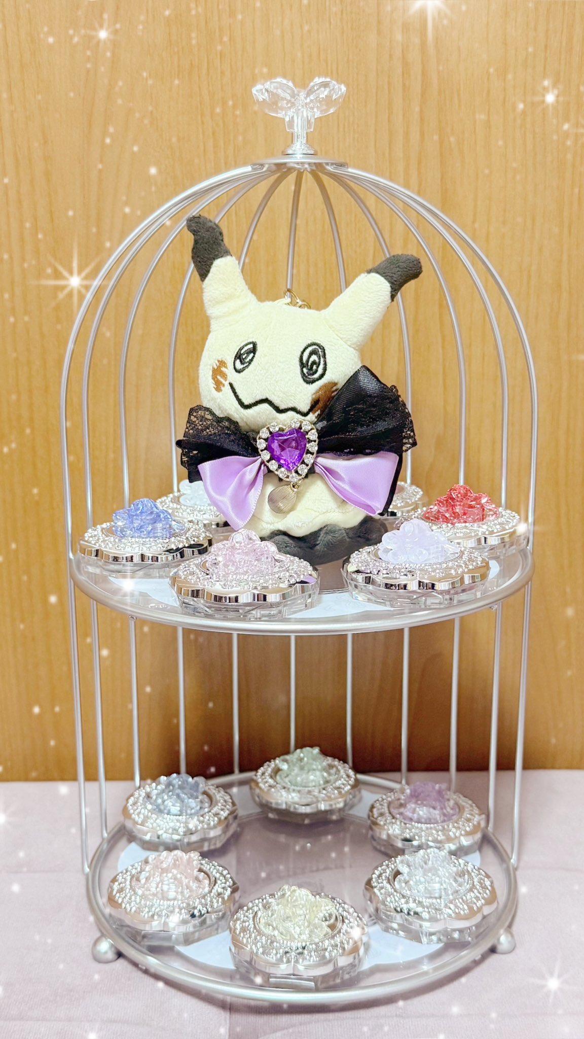 JILLSTUART ☆ 鳥かごデザインのオリジナル2段式コスメトレイ