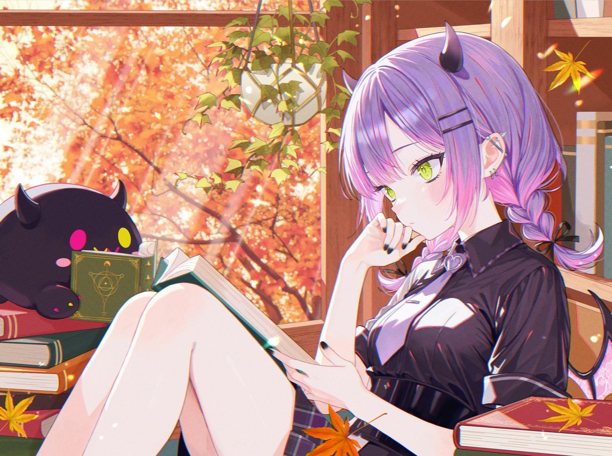 読書の秋🍁なトワ様 #TOWART