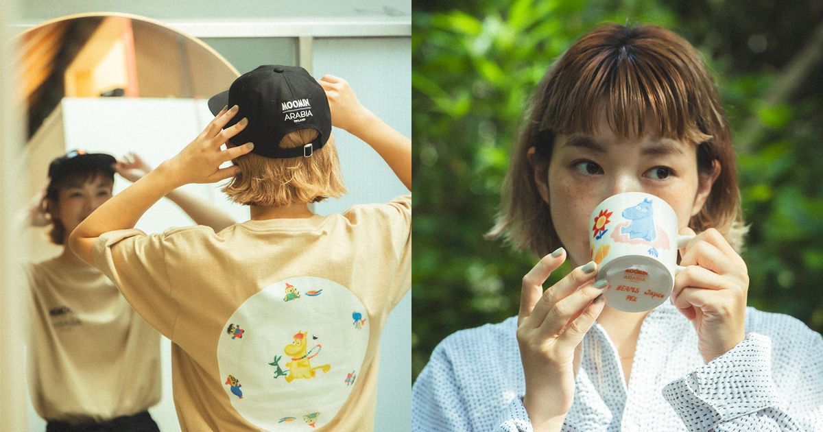 MOOMIN ARABIA X BEAMS JAPAN 80周年 ハンドペイント ムーミン80周年
