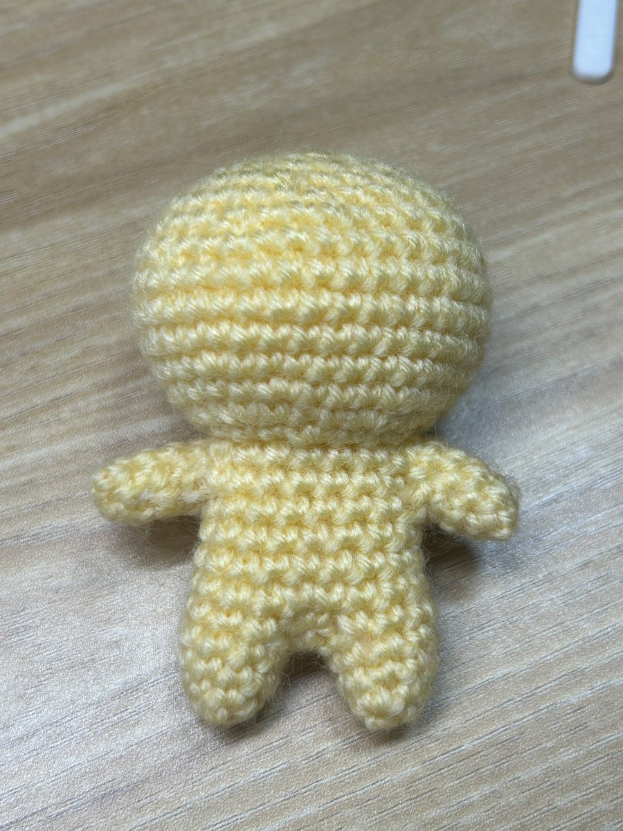 この人型素体は後日編み図にまとめて公開予定です。 もしかしたら