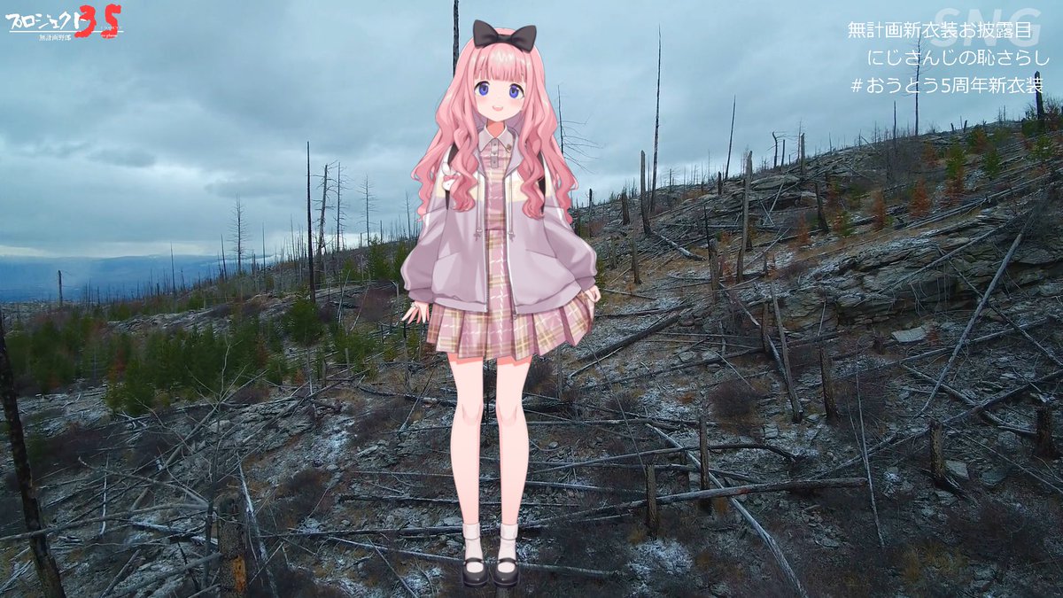 新衣装が出ました パジャマのときの髪をほどいたらふわふわになる