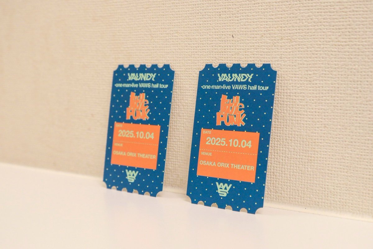 Vaundy one man live VAWS hall tour “little punk” 🌟VAWSブース