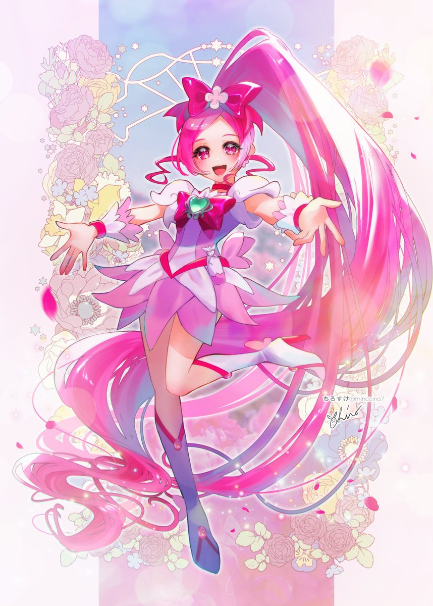 キュアブロッサム ,花咲つぼみ 「#ハトキャ15thアンソロ ブロッサム