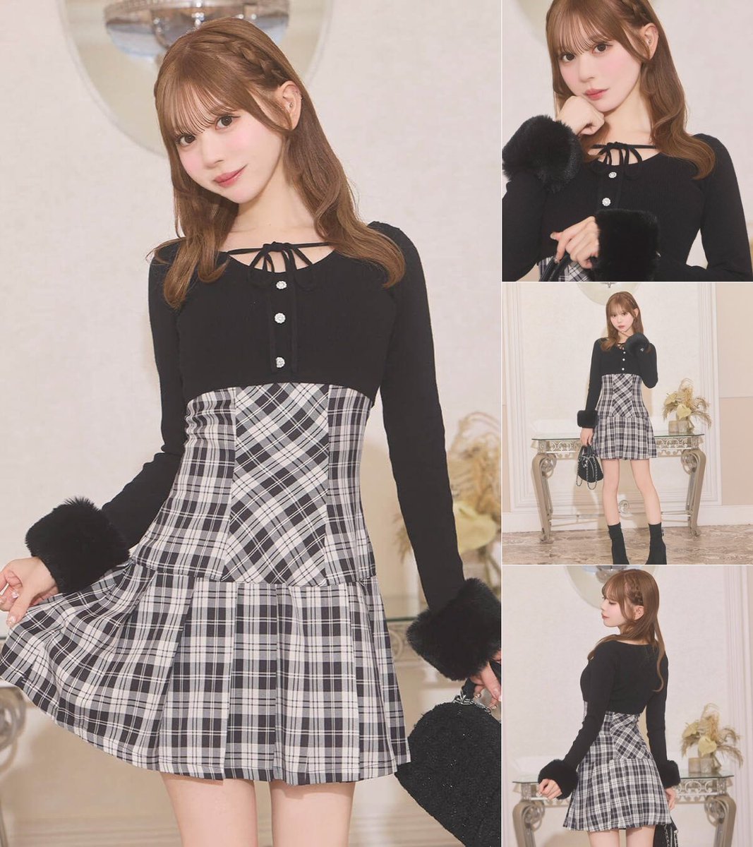 𝐍𝐄𝐖 𝐀𝐑𝐑𝐈𝐕𝐀𝐋 】 同チェック柄のボレロワンピ2型が発売開始