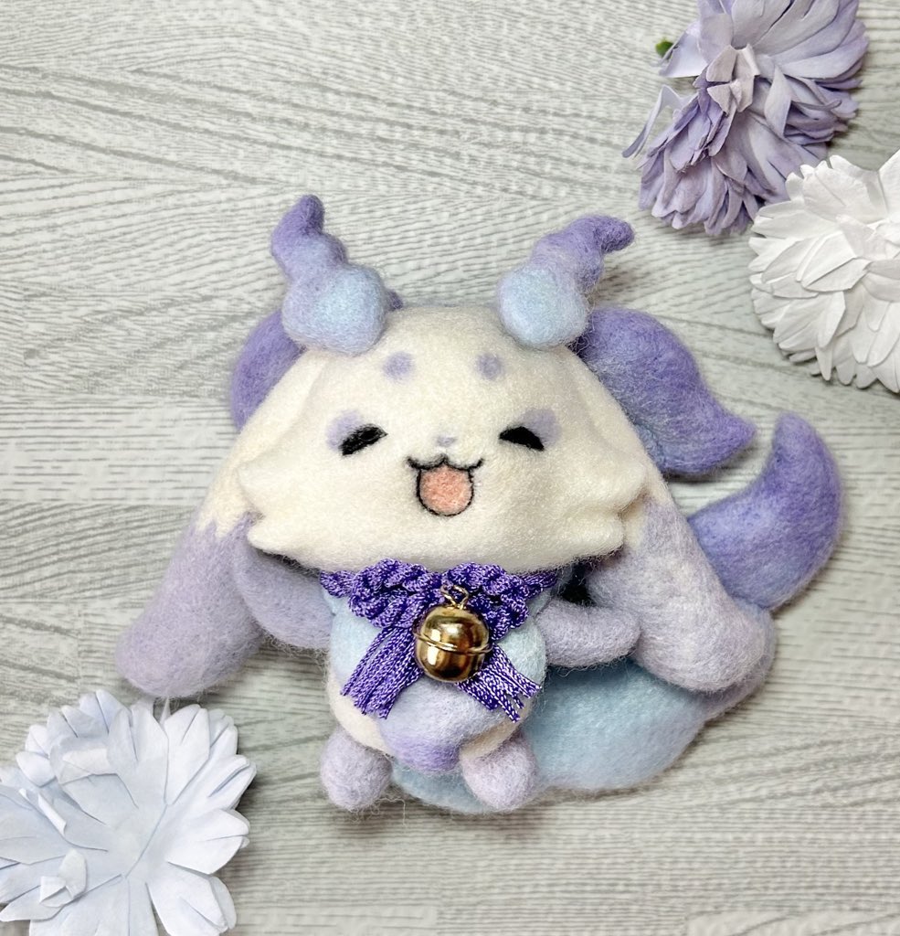 るんちょまを羊毛フェルトで作ってみました︎💕︎︎ 生物調査報告書を