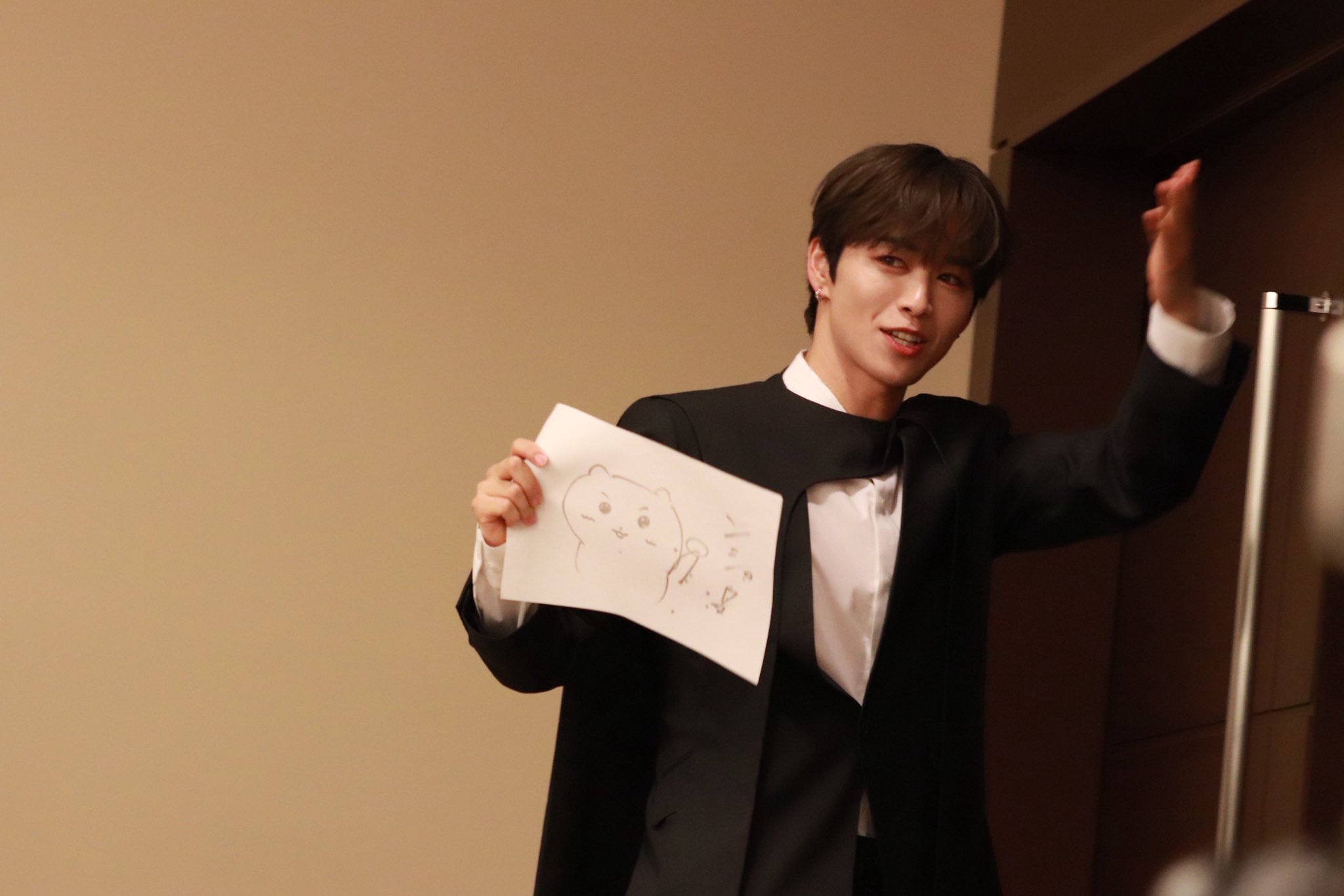 INI 後藤威尊 直筆サイン入りチェキ スーツ LINE MUSIC INI 後藤威尊