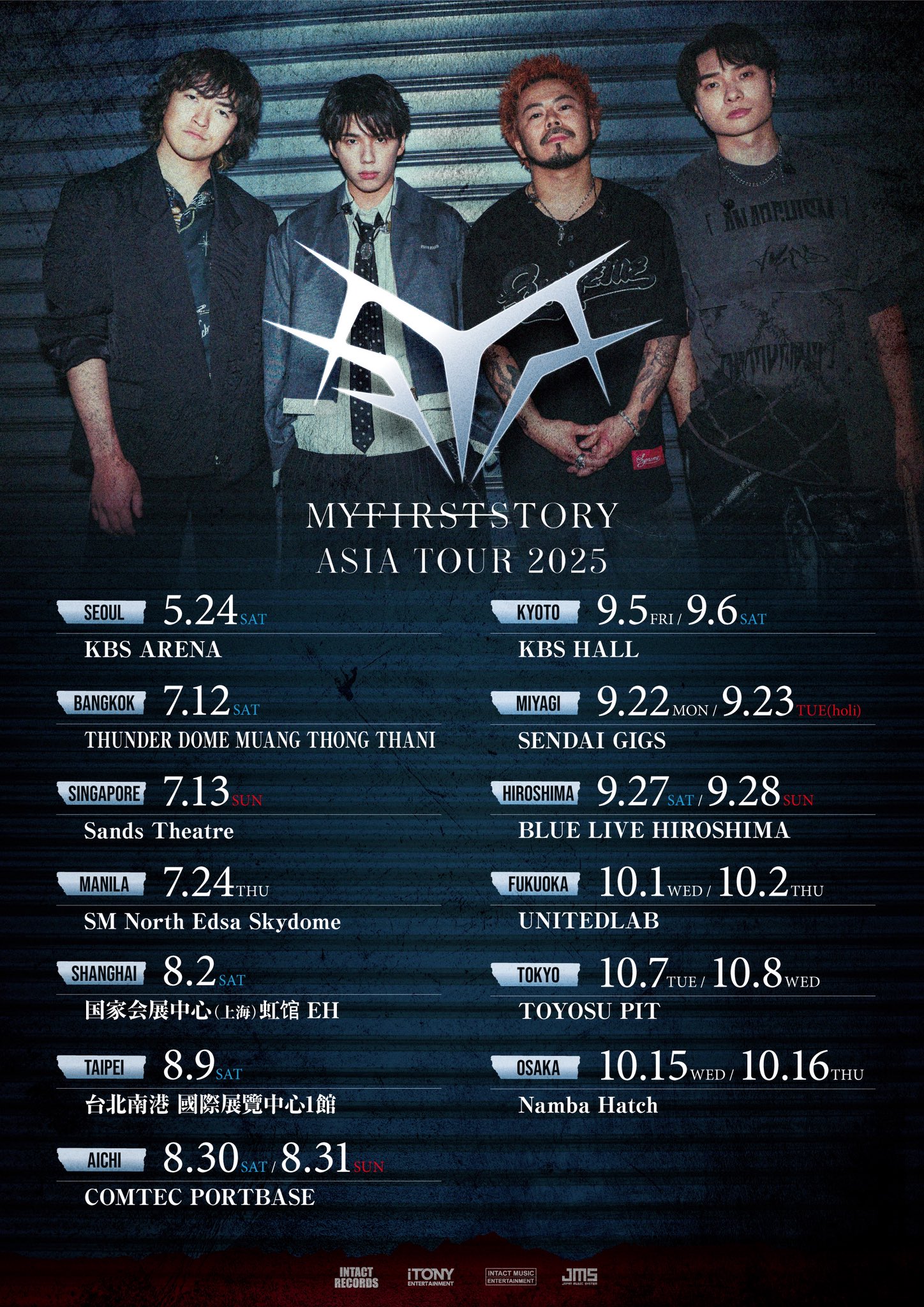 まとめ購入確認用1100□ 1st ASIA TOUR