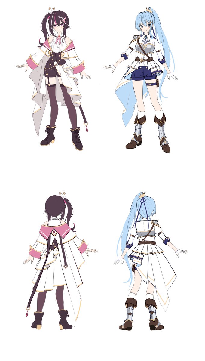 Work】 AZKi様, 星街すいせい様の『冒険彗星』coverに、イラストと