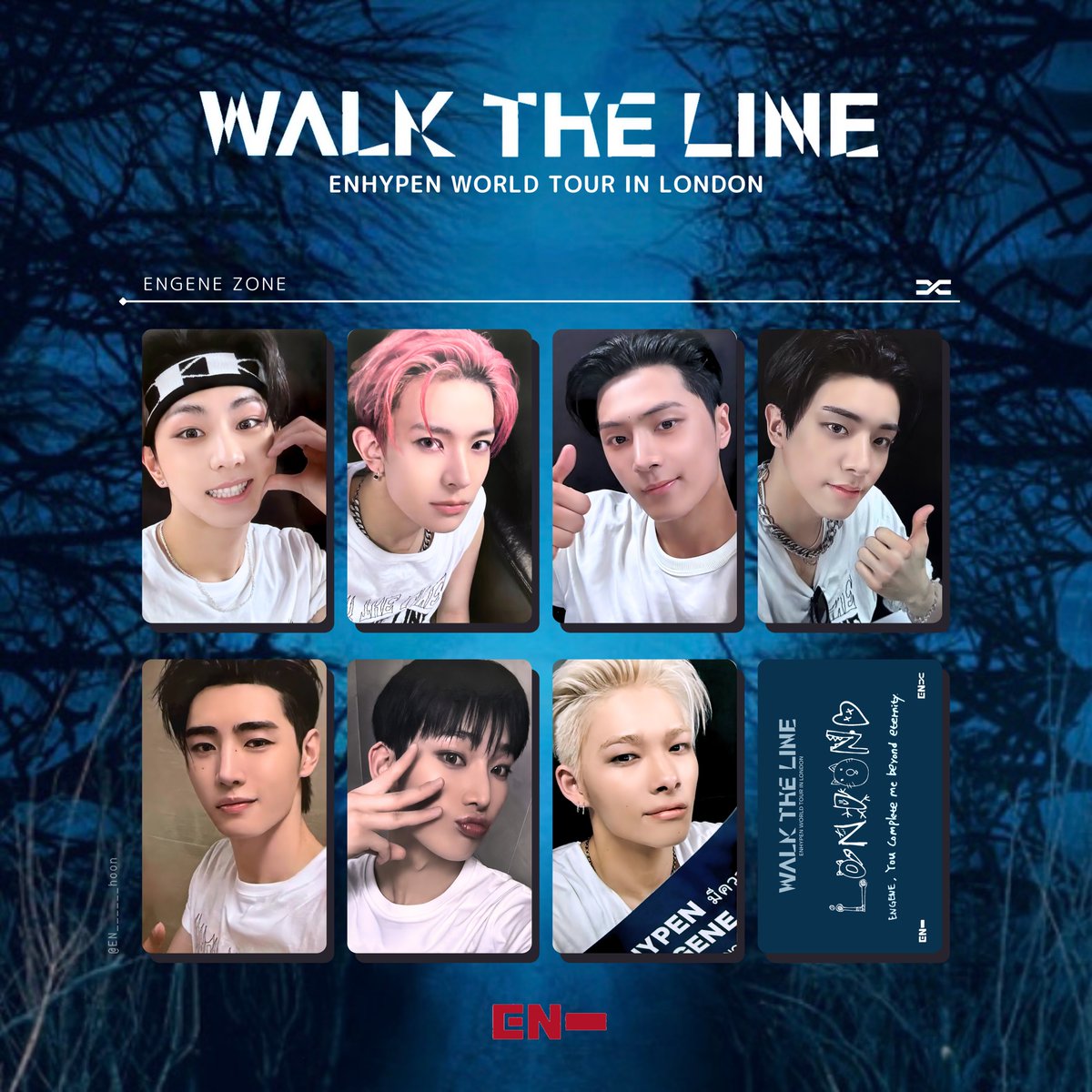 🍥⸝꙳ ⁡ ENHYPEN WORLD TOUR 'WALK THE LINE' IN LONDON ⁡ENGENE ZONE