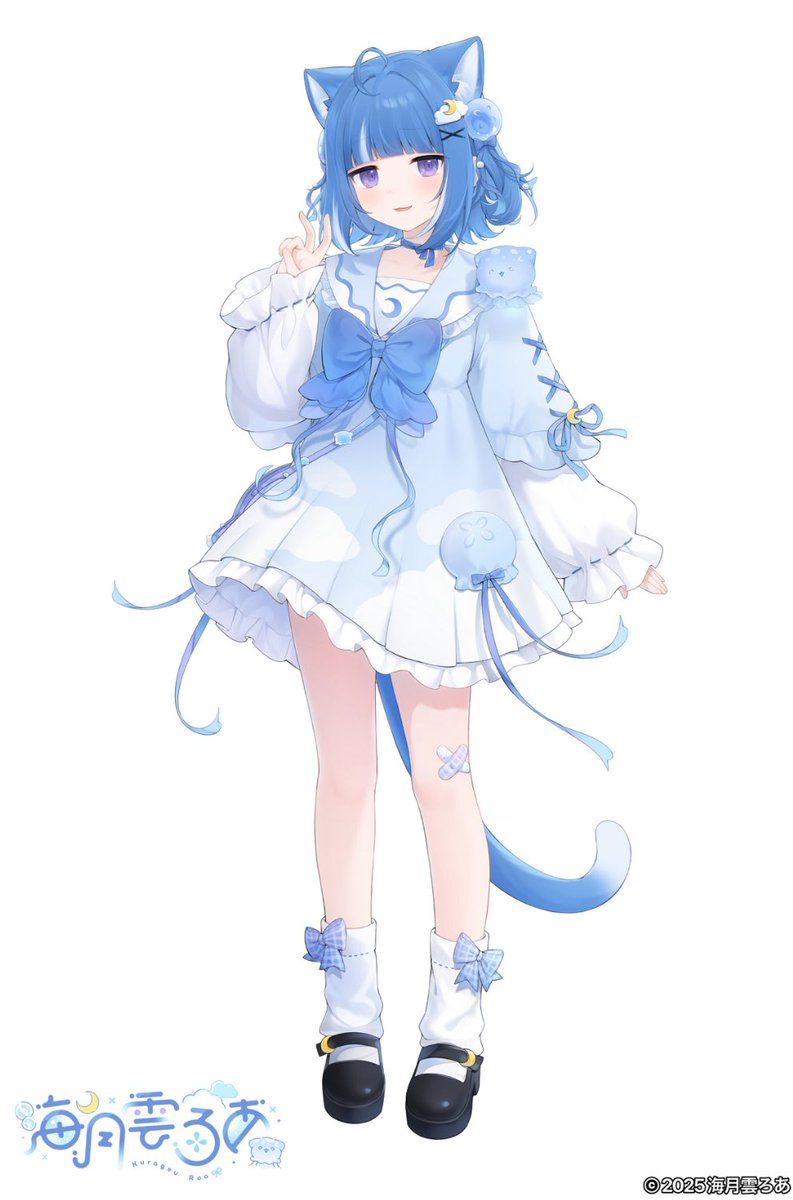 🪼海月雲ろあキービジュアルお披露目🪼 とっても可愛いでしょっ？