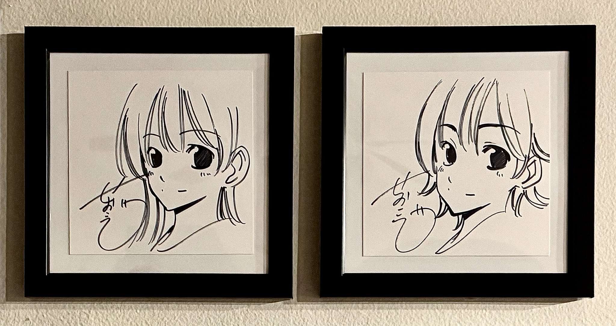 怪物事変 サイン色紙 当選品 直筆イラスト 直筆サイン 直筆サイン入り