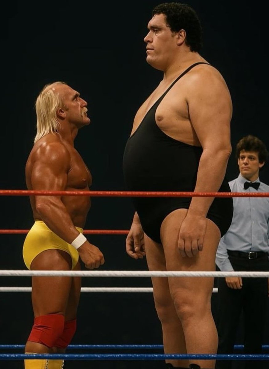 アンドレ・ザ・ジャイアント #ハルク・ホーガン #WWF おはようござい