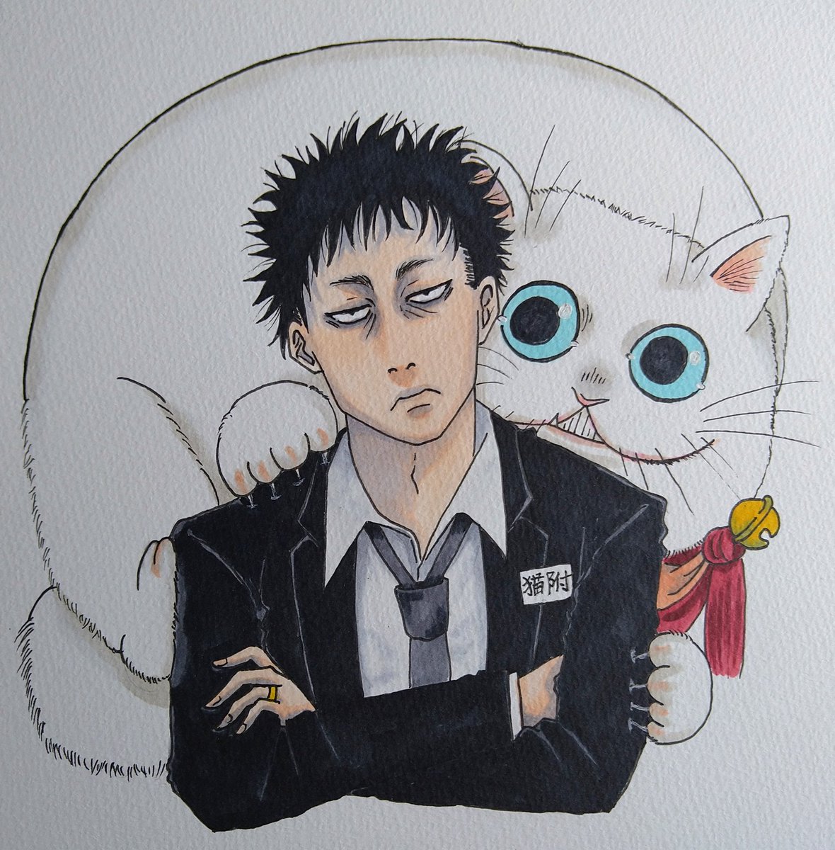 出禁のモグラ #出モグ #イラスト 猫附藤史郎さん イケブクロさん