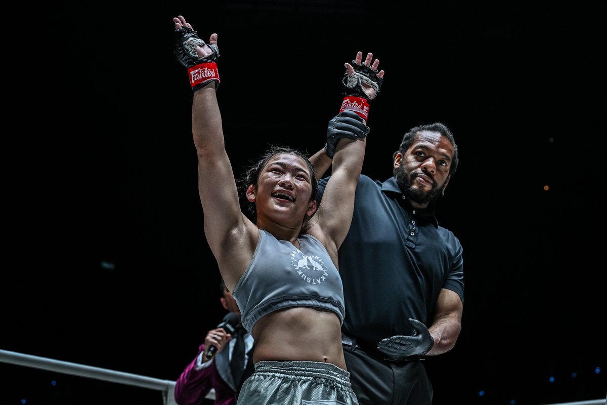 澤田千優🇯🇵が ONEデビュー3️⃣連勝を 達成した試合を写真で振り返る