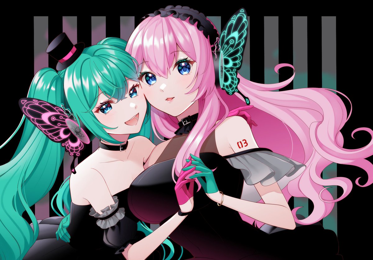 🦋🦋🦋🦋🦋 magnet 🦋🦋🦋🦋🦋 #初音ミク #巡音ルカ