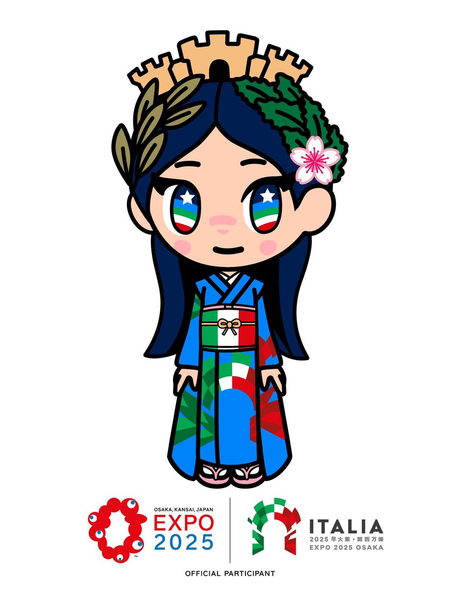 万博キャラ大集合④】「Italia-chan」(イタリアちゃん)はイタリア館の