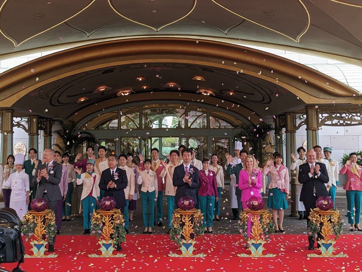東京ディズニーシー・ファンタジースプリングスホテル開業セレモニーに
