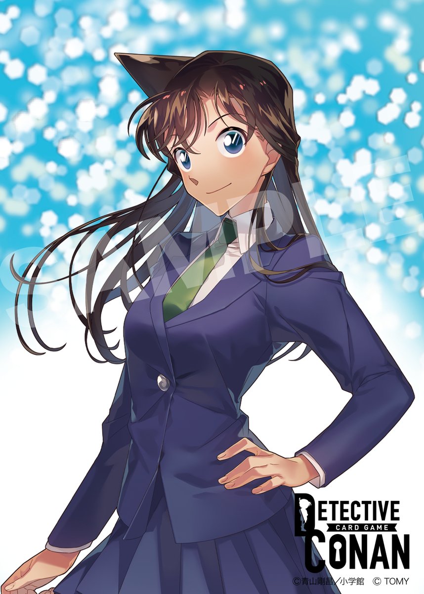 名探偵コナンTCGの『毛利蘭』『工藤新一』のカードイラストを担当させ