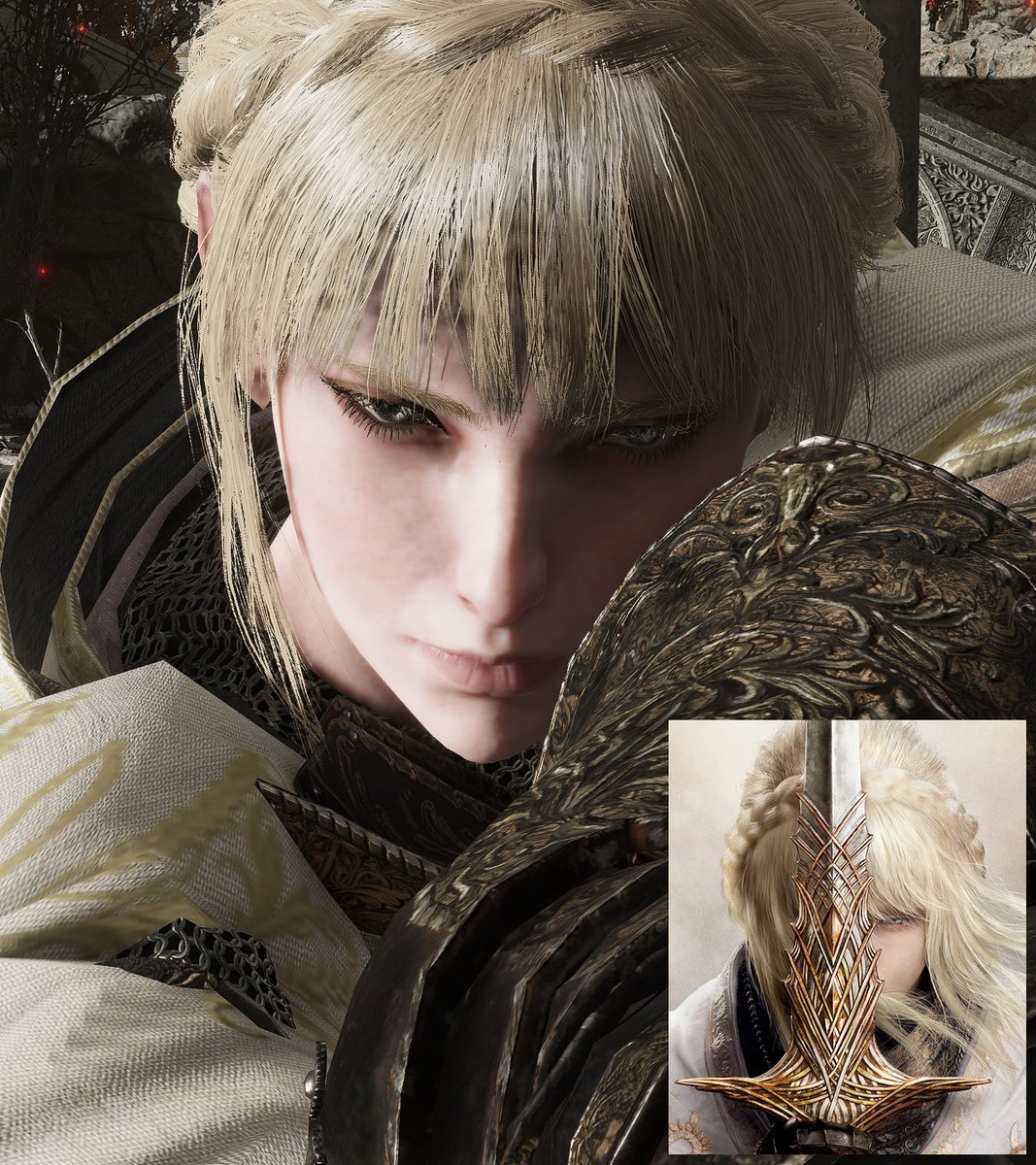 ELDEN RING】『針の騎士レダを整えてみた』のキャラクリ、キャラメイク