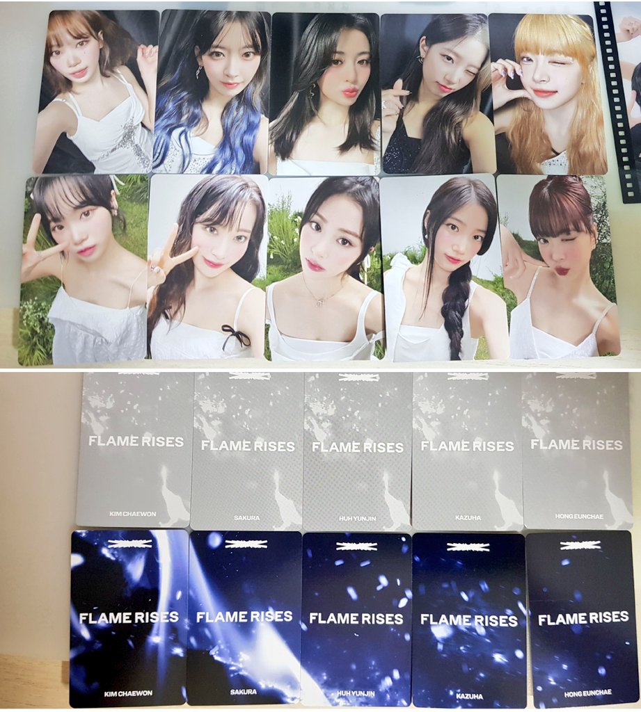 le sserafim flame rises in seoul dvd photocards and postcards preview