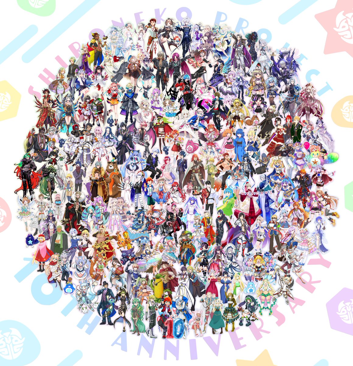 白猫 サヤ10周年フェス 色紙 【公式通販】