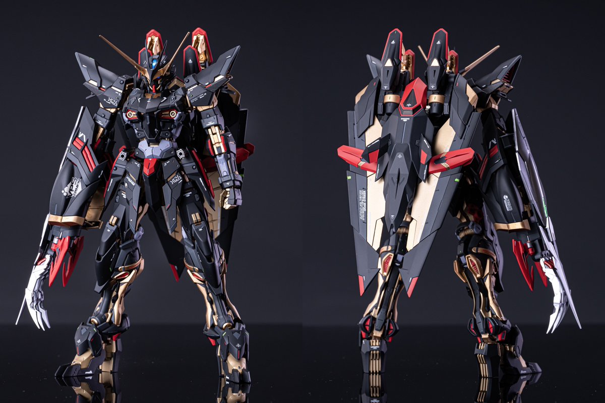 MG1/100 テスタメントガンダム完成しました！ 足、肩を他キットパーツ