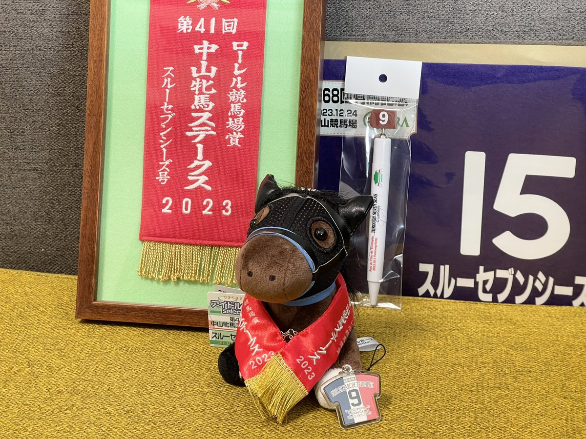 スルーセブンシーズのアイドルホースホースぬいぐるみが届きました