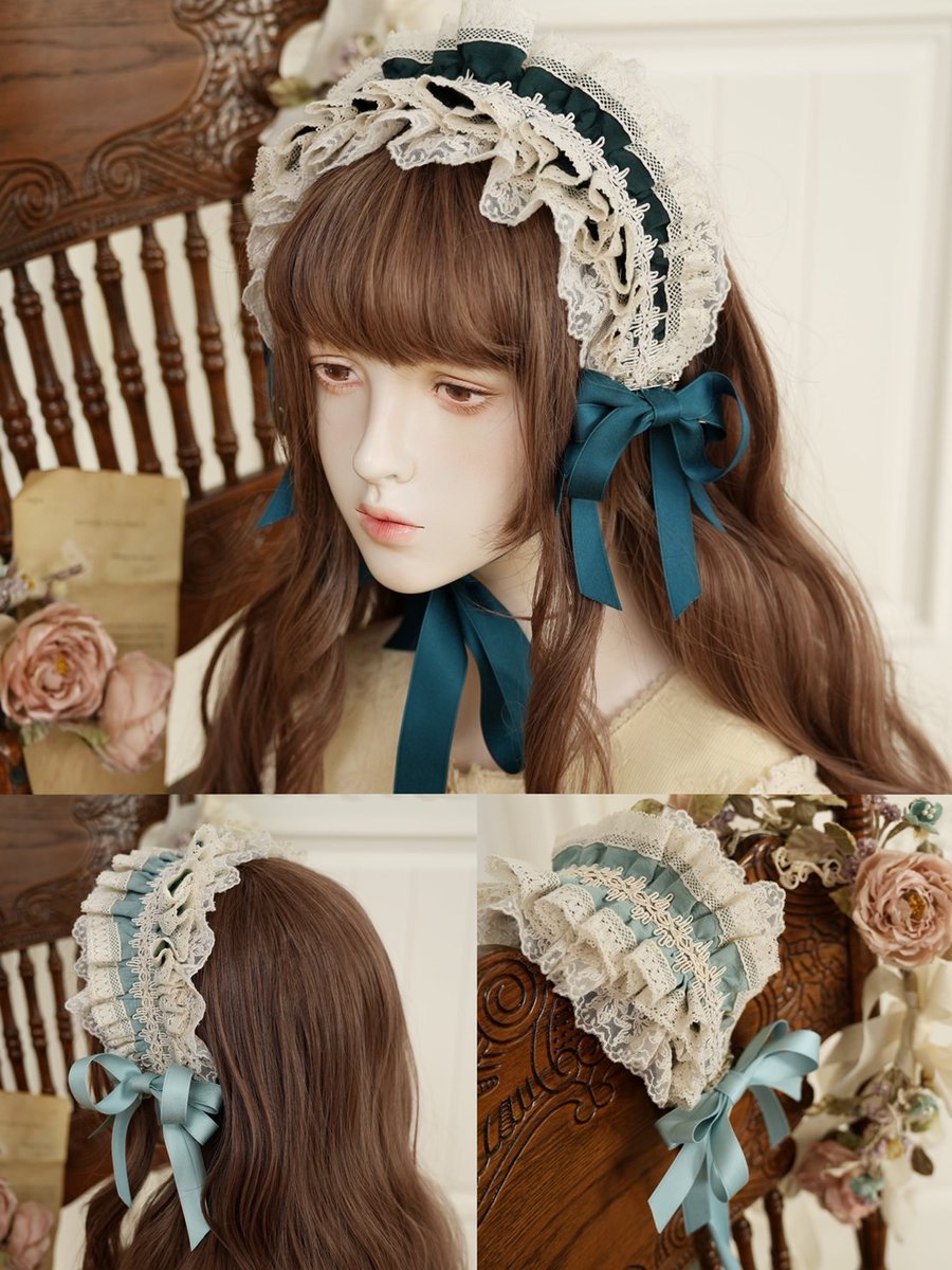 🌟アイテム紹介🌟 西洋人形魔法 ボンネット リリアンヌ姉妹 ヘッド