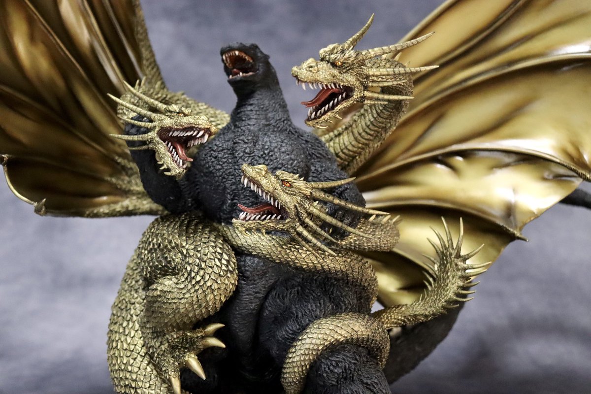 新品未開封 一番くじ ゴジラvsキングギドラ A賞 キングギドラ 酒井