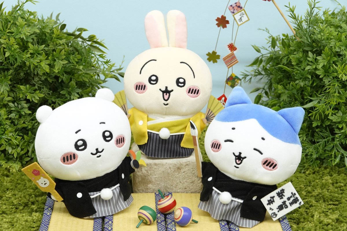 🍴新商品🍴 『ぽてたまぬいぐるみ』 （#ちいかわ／#ハチワレ／#うさぎ