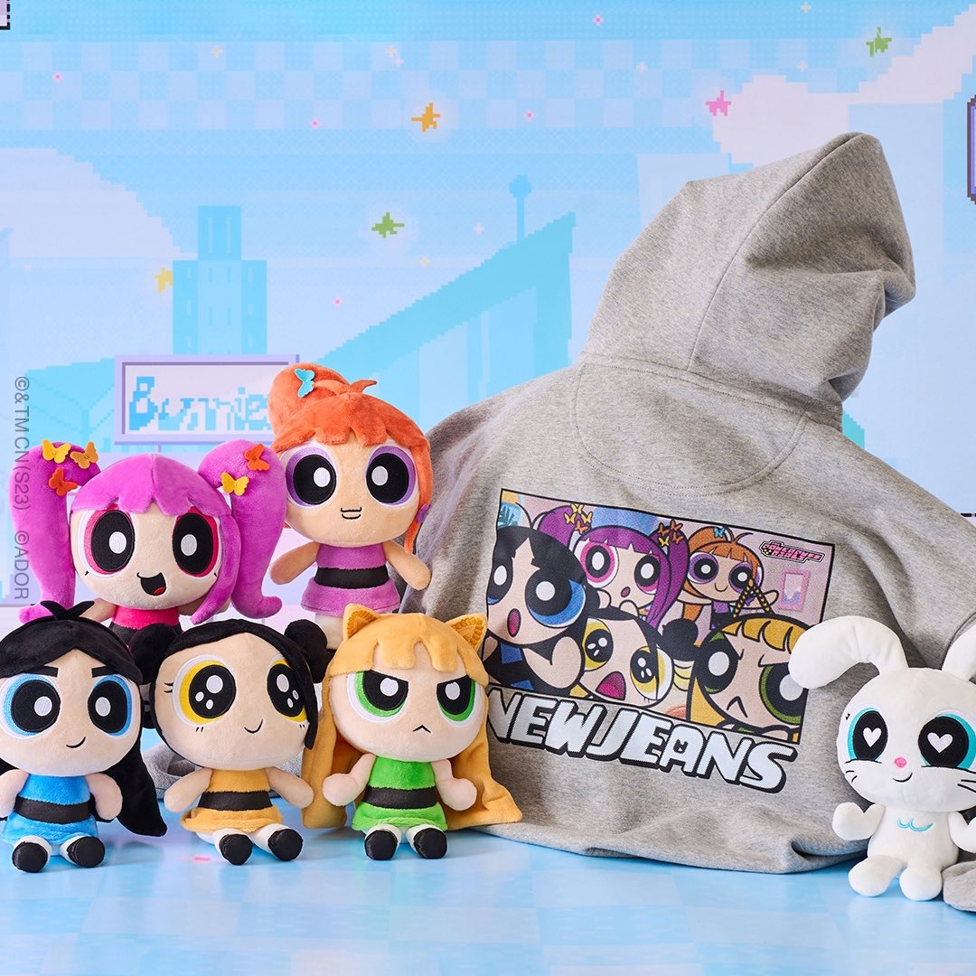 🤍🤍🤍🤍 #Newjeans × POWERPUFF GIRLS 🤍🤍🤍🤍 📍人形/バックリング