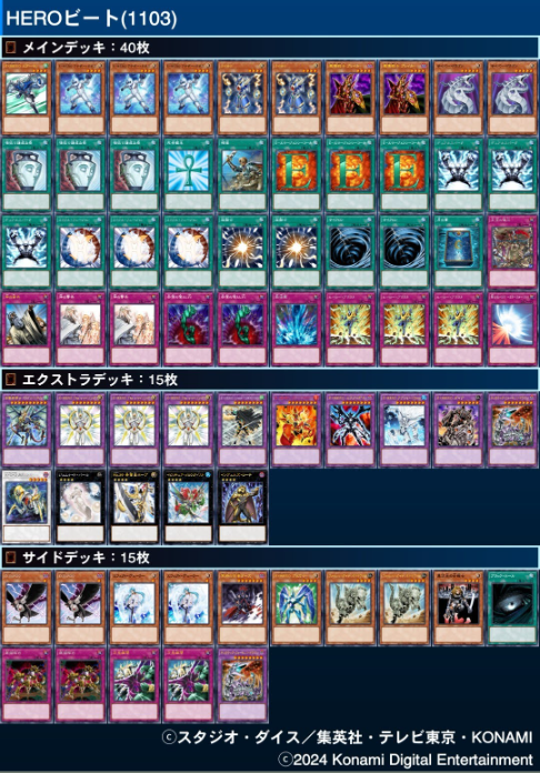 入門用 1103環境 流行デッキリストまとめ 2024年版 - 遊戯王書いてく。