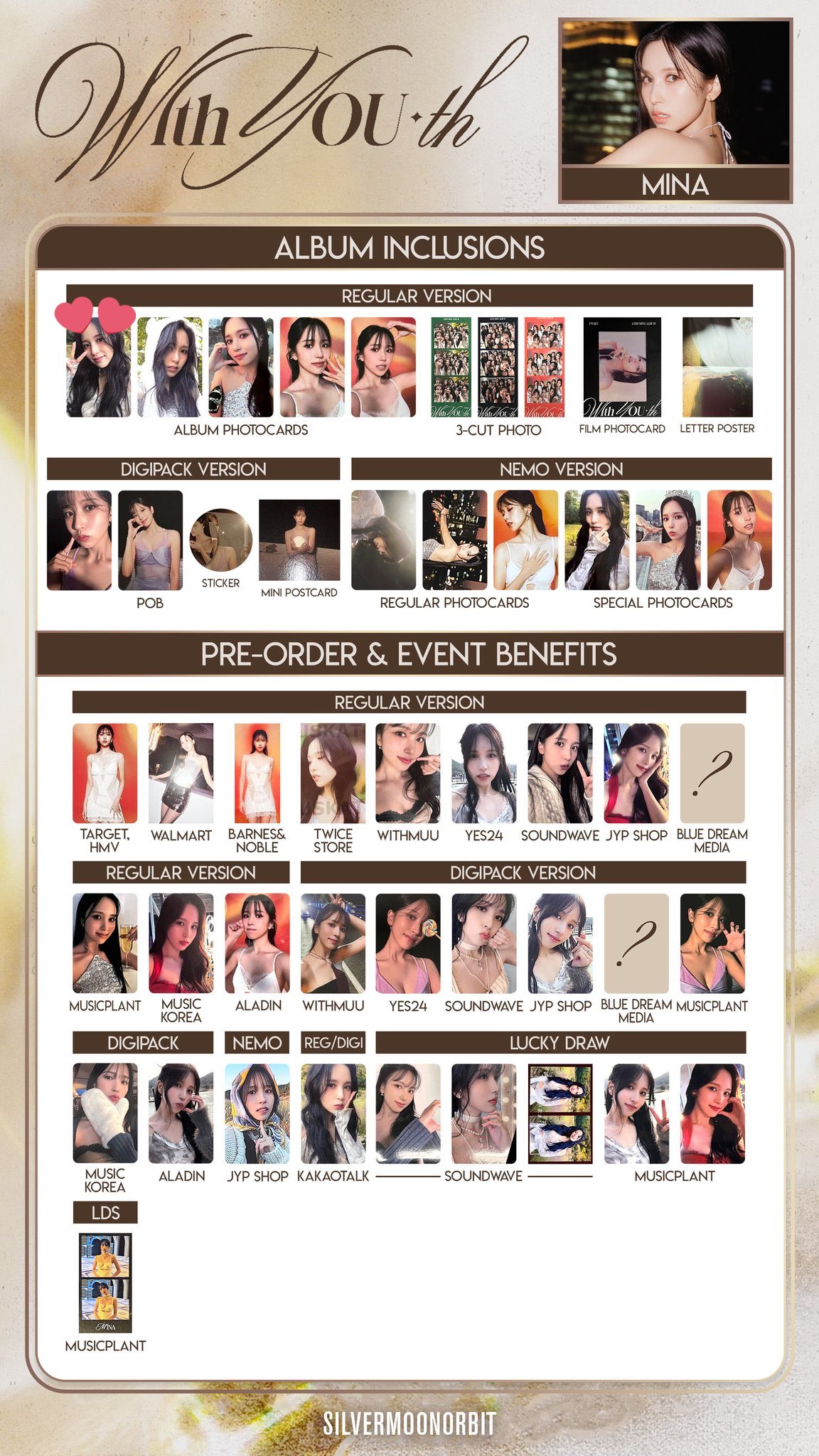 TWICE サノク ミナ With YOU-th ONE SPARK トレカ 【公式通販】