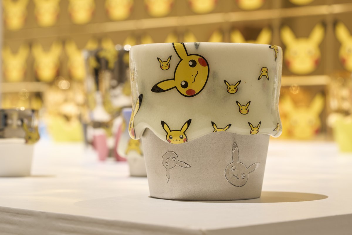 ⚡️ポケモン×工芸展 新作紹介⚡️ 展示会場で大きな存在感を放って