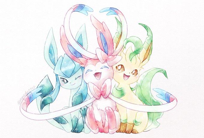 グレイシア ,リーフィア ,ニンフィア 「グレイシアちゃんリーフィア