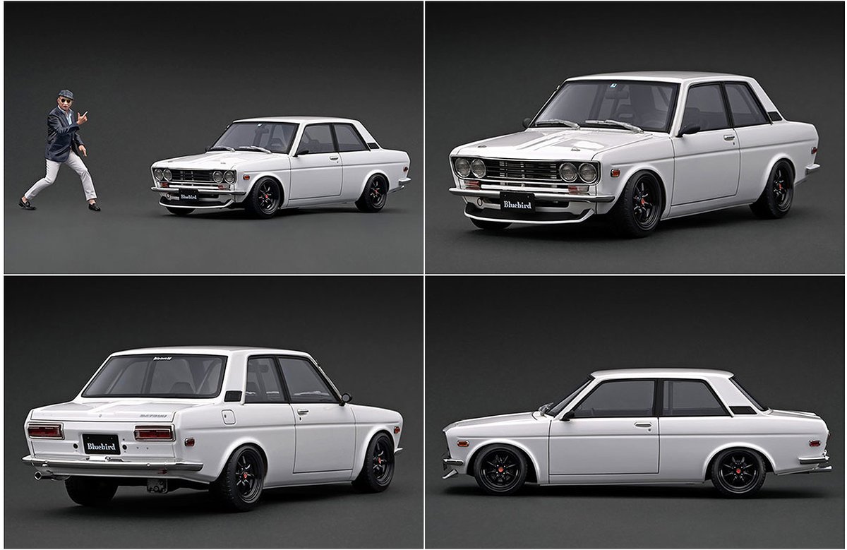横山剣の愛車510ブルーバードの1/18モデル 2/22ノスタルジック2days