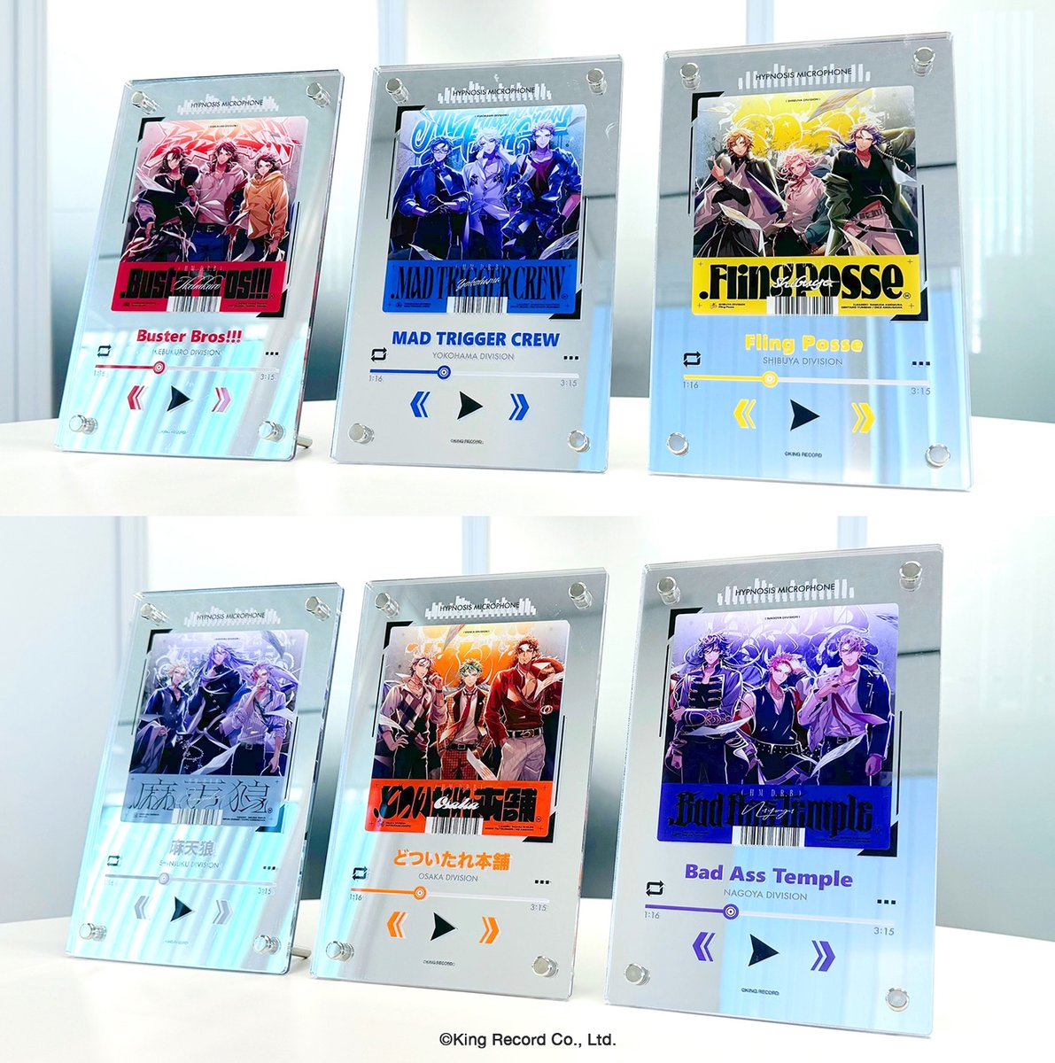 本日より受注スタート‼ ✨アクリルミラー (全6種)✨ 音楽再生画面風の