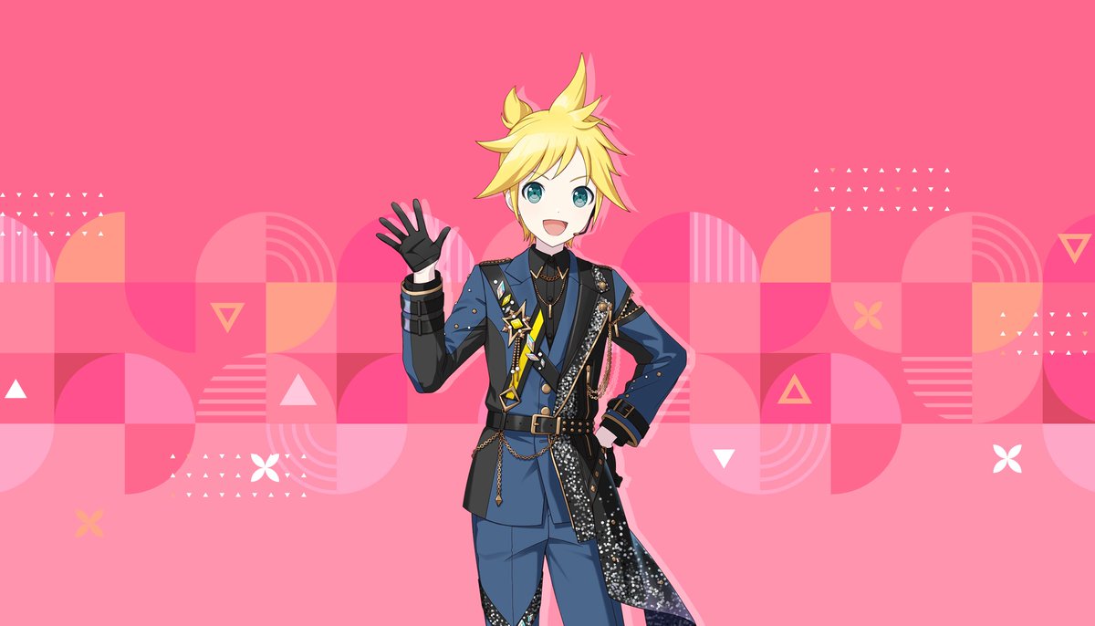 はじけるアイドルスタイル】鏡音レン ☆2 ※画像を長押しで4K表示でき