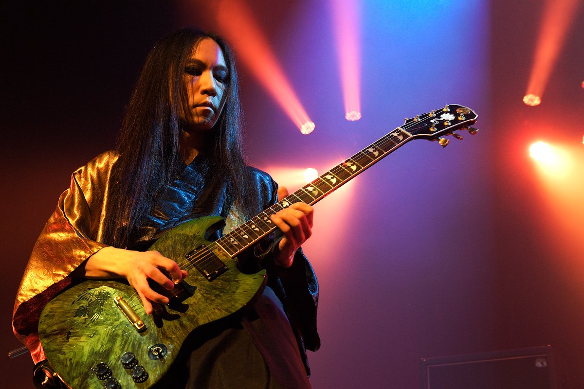 本日は陰陽座のギタリスト 招鬼の誕生日です。#招鬼 #陰陽座 #饂飩王子