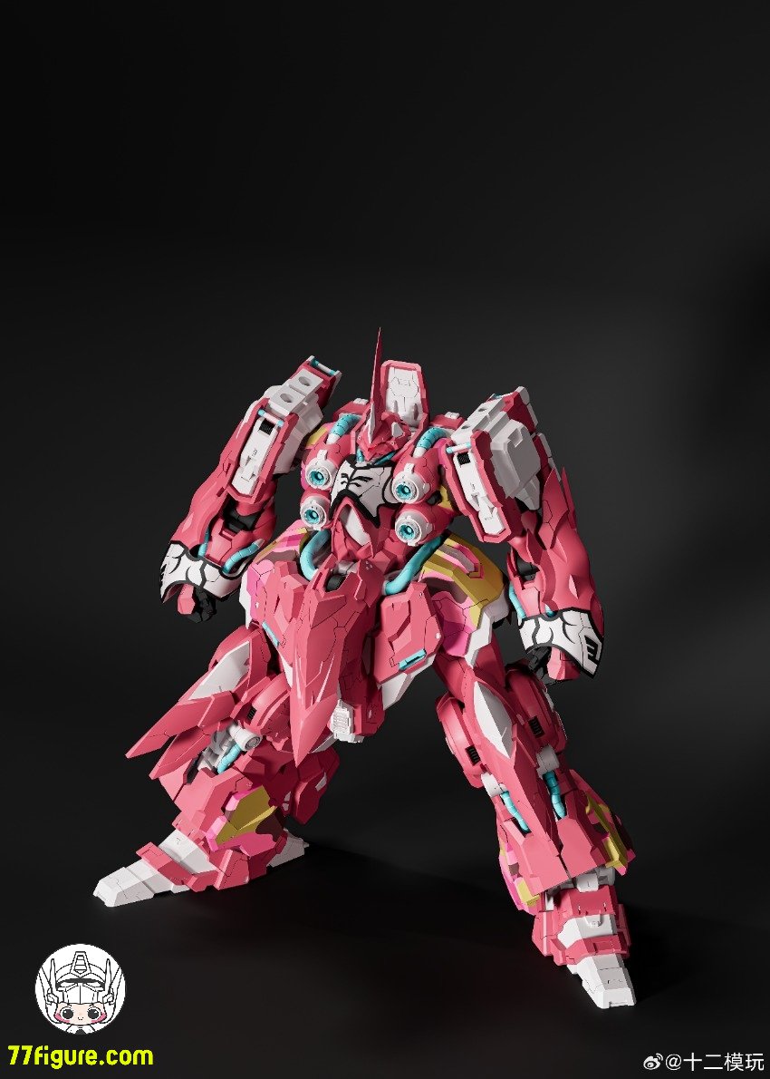 先行販売] Twelve Model 1/100 逆戦号 プラモデル ピンクバージョン