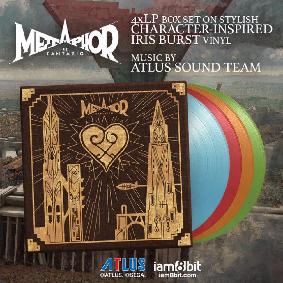 ◤#メタファー:リファンタジオ LP予約開始◢| 豪華4枚組レコードが予約