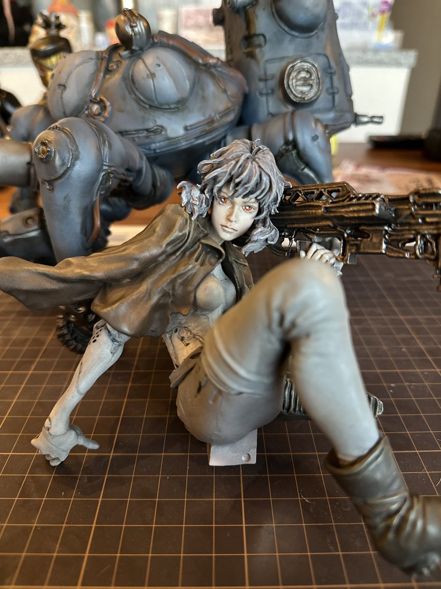 Entei ryuさんの攻殻機動隊•草薙素子です。まだ途中だけど大まかな形に